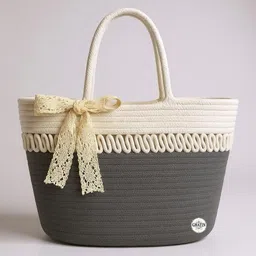 ghatin Women Grey, White Shoulder Bag-picture-12