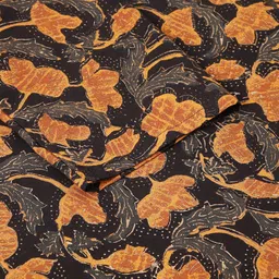 KALINI Floral Printed V-Neck Three-Quarter Sleeves Tunic With Trousers image 2