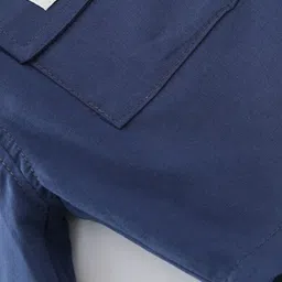 StyleCast x Revolte Boys White & Blue Printed T-shirt with Shorts image 3