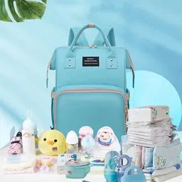 duggu kids Diaper Bag with Organizing Pouches, Nappy Bags Handbag Multifunction Diaper Bag Mothers bag image 1