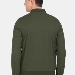 Arrow Sport Men Green Bomber Jacket image 5
