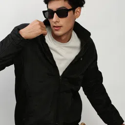 SHOWOFF Mock Collar Windcheater Bomber Jacket-picture-10