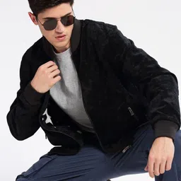 SHOWOFF Windcheater Fleece Bomber Jacket-picture-20