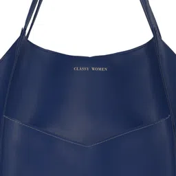 classy women Women Blue Tote image 2