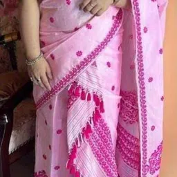 divine fabrics Woven Mekhela Chador Cotton Silk Saree-picture-18