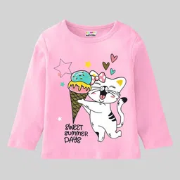 KUCHIPOO Girls 5 Printed T-shirt image 5