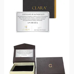 Clara 925 Sterling Silver Rose Gold-plated CZ-studded Jewellery Set image 3