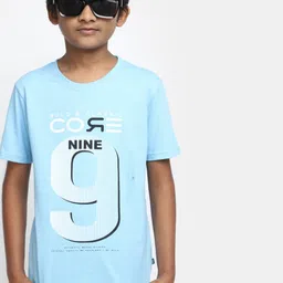 V-Mart Boys Typography Printed CottonT-Shirt image 2