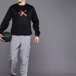 hrx by hrithik roshan Men Full Sleeve Printed Sweatshirt image 4