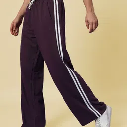 dogman Men Striped Purple Track Pants image 1