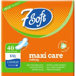 7soft Maxi Cottony Soft XXL Pack 1 Of 40 Sanitary Napkins Pads Sanitary Pad-picture-16