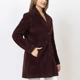 gee 5 ACRYLIC Solid Coat For Women image 3