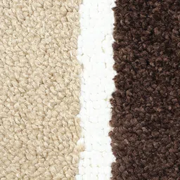 Saral Home Set Of 2 Brown & Beige Solid Anti-Skid Bath Mat image 5