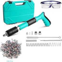 kizjorya Mini Nail Shooting Machine Corded Nailer With 100 Nail Heavy Duty Fast Hitting Rivet Gun-picture-27