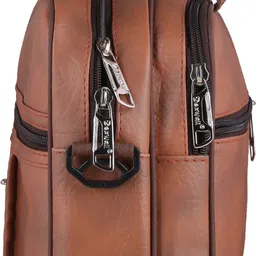 ruzee Men & Women Tan Messenger Bag image 5