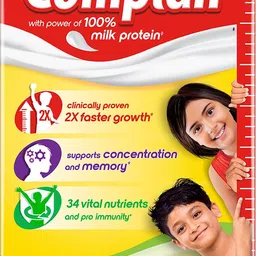 complan Nutrition Drink Powder for Children, Pista Badam Flavour, Carton image 2