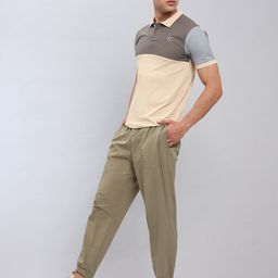 Technosport Colourblocked Polo Collar Antimicrobial Sports T-Shirt-picture-26