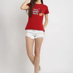 Fabflee Pack Of 3 Typography Printed Cotton T-shirt image 2