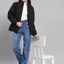 Monte Carlo Girls Reversible Mock Collar Padded Jacket image 2