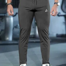 vbok Pack of 3 Men Solid Black, Blue, Grey Track Pants image 5