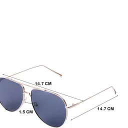 salty alpha UV Protection Aviator Sunglasses (Free Size) image 5