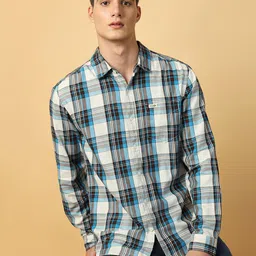 Wrangler Tartan Checked Regular Fit Pure Cotton Casual Shirt image 1