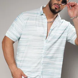 Instafab Plus Abstract Printed Classic Cotton Casual Shirt image 3