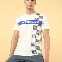 Wrangler Printed Cotton Knitted Casual T-shirt-picture-26