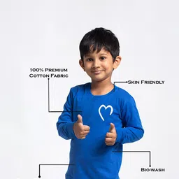 Friskers Boys Round Neck Pure Cotton T-shirt image 2