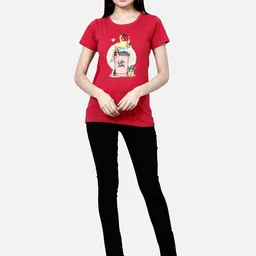 CHOZI Pack of 2 Graphic Printed Cotton T-shirt image 5