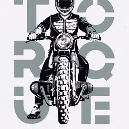 Bewakoof Plus Torque Graphic Printed Pure Cotton Regular T-shirt image 3