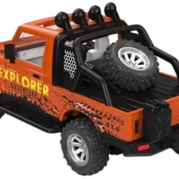 shree jee GYPSY EXPLORER ADVENTURE WITH STEPNEY (MULTICOLOUR) PULL BACK ACTION TOY image 3