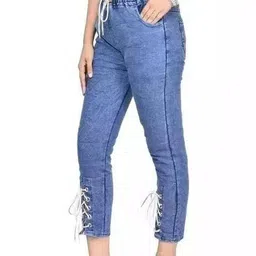 mk collection Women Regular Mid Rise Blue Jeans image 3