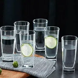 pkmsho Water Glass Jug | Set of 7 Pcs | 1 Jug (1100 ML), 6 Glasses (260 ML) | Jug Glass Set image 2