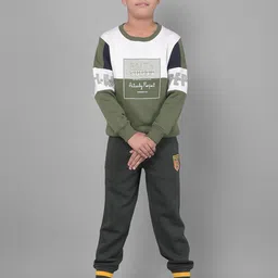 Crimsoune Club Boys Typography Printed Long Sleeves Pullover Sweatshirt image 4