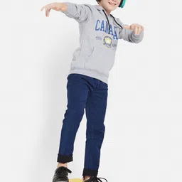 Octave Boys Typography Printed Hooded Sweatshirt image 5