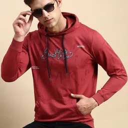 SHOWOFF Typography Printed Hooded Cotton Sweatshirt-picture-25