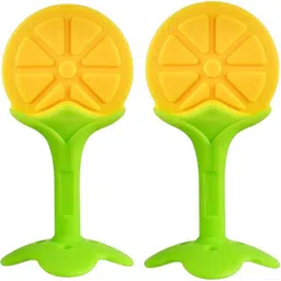 neospace Tree Shape Silicone Teether/For 1 to 12 Month Baby/Smoothing Gums/Pack of 2 Teether image 1