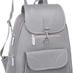 fd fashion Small 20 L Backpack Stylish PU Leather Trendy College office Backpack for Women & Girls-picture-15