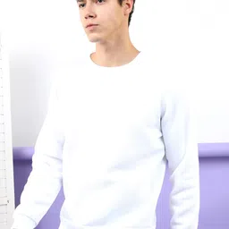 highlander Men Full Sleeve Solid Sweatshirt image 4