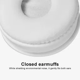 g2l High Bass Sound Over the Ear Headphone Mic 6 Hours Playtime For Men,Women Bluetooth & Wired Headset image 3