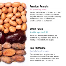 The Whole Truth - Dark Chocolate Peanut Spreads | 325g | Crunchy | No Added Sugar | High Protein | No Artificial Sweeteners | No Palm Oil | Gluten Free | No Preservatives | 100% natural protein source image 4