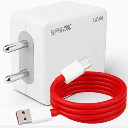 TechBlaze 80 W SuperVOOC 7.3 A Wall Charger for Mobile with Detachable Cable-picture-18
