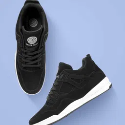 bacca bucci Men's Ultraforce Mid-top Athletic-Inspired Retro Fashion Casual/outdoor Sneakers for Men-Black Sneakers For Men-picture-13