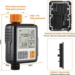 pixna Drip Irrigation Timer Automatic Watering System for Garden Drip Irrigation Kit image 2