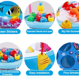 saleoff Musical Fish Catching Game Big with 26 Fishes, 4 Pods & 3D Lights-726 image 2