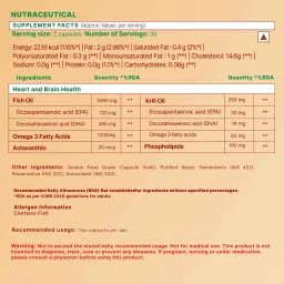 WishNew Wellness KRILL OMEGA COMPLEX, 60 Softgel Capsules | Full-Spectrum Heart & Brain Health Formula | Serving Size: 2 Softgels Daily image 3