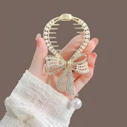 1 Pcs Of Metal Bow Hair Clip For A Partywear Look Hair Clip-image-88