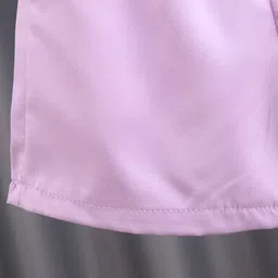 StyleCast Girls Purple & White Self Design Top With Shorts image 5