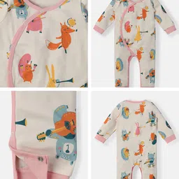 Nauti Nati InfantsKids Printed Pure Cotton Sleepsuit image 2